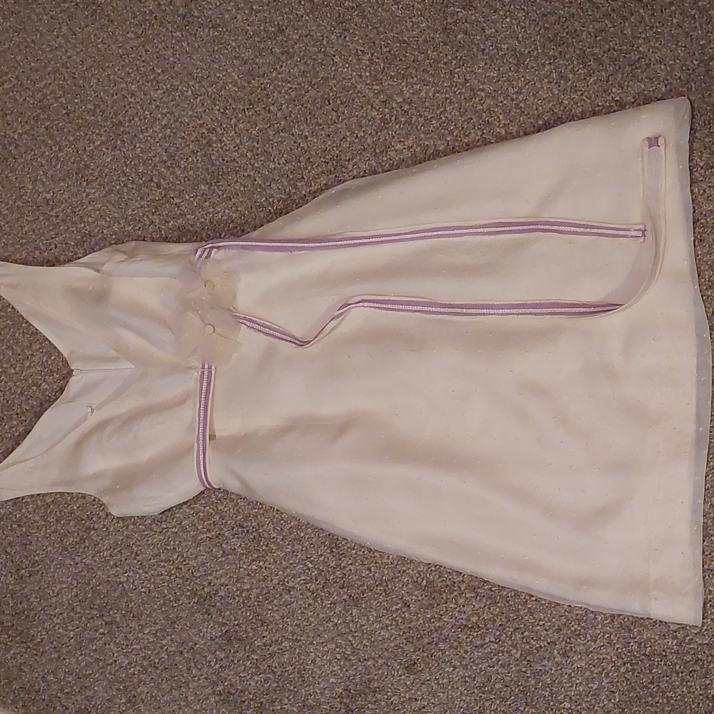 White Silk Cocktail Dress